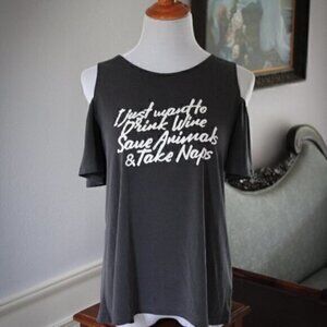Alya top Wine, Animals and Nap shirt